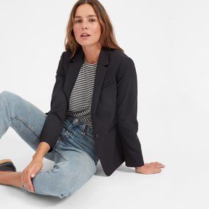 Everlane Navy Classic Blazer Jacket 6